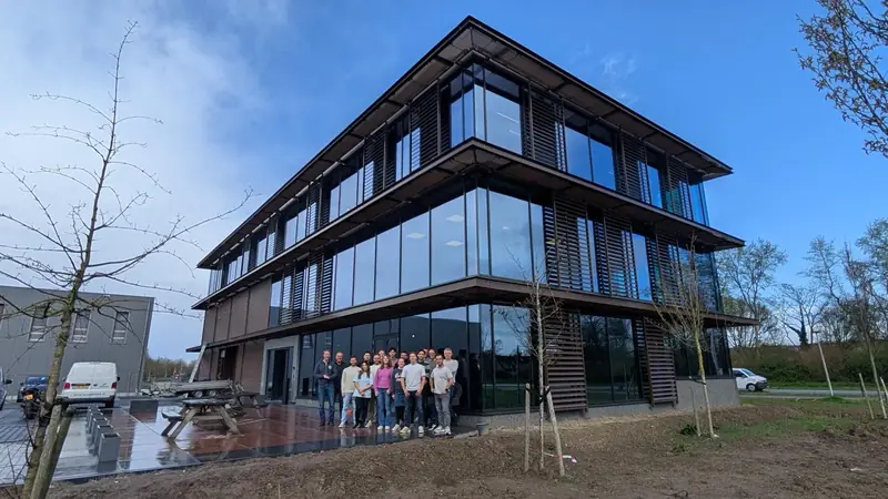 Het team van Lincon op kantoor
